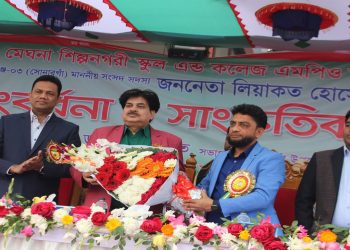 সোনারগাঁয়ে  এমপি খোকাকে সংবর্ধনা