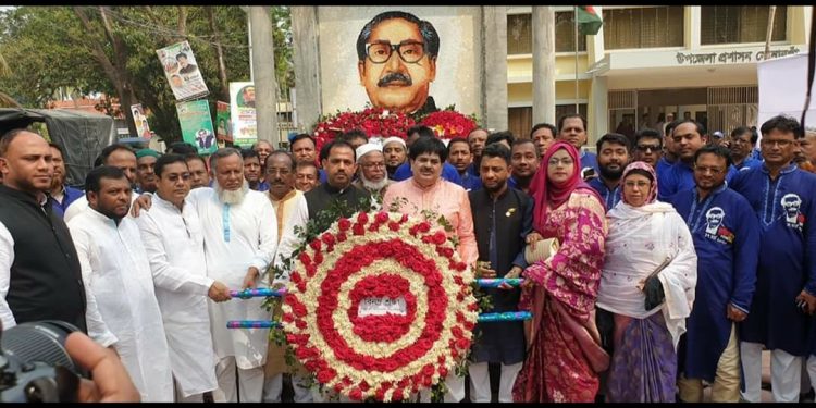 বঙ্গবন্ধু শেখ মুজিবুর রহমানের জন্ম শত বার্ষিকী উৎযাপন করলো সোনারগাঁ আওয়ামীলীগের আহবায়ক কমিটি।