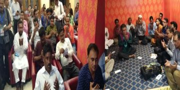 সেগুনবাগিচায় নৈশভোজ অনুষ্ঠানে সাংবাদিক রাজু’র পিতার মৃত্যু বার্ষিকীর দোয়া- মুনাজাত অনুষ্ঠিত।