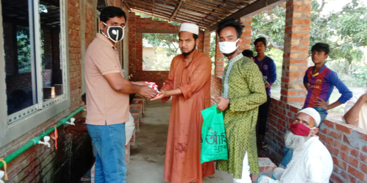 রূপসী পল্লী বাংলাদেশ সংস্থার উদ্যোগে মসজিদে মসজিদে  হ্যান্ড ওয়াশ বিতরণ