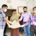 মোহনপুরে প্রধানমন্ত্রীর উপহার খাদ্য  সামগ্রী বিতরণে এমপি আয়েন