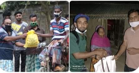 মোহনপুরে রূপসী পল্লী বাংলাদেশ সংস্থার উদ্যোগে খাদ্য সামগ্রী বিতরণ