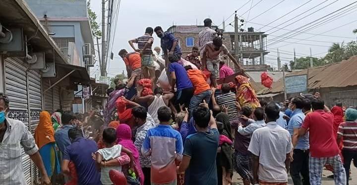 জামালপুরে ত্রান লুটের ঘটমায় মামলা, গ্রেপ্তার ৫