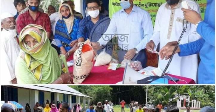 মির্জাগঞ্জে অসহায়- কর্মহীন মানুষের মাঝে ইফতার সামগ্রী  বিতরণ