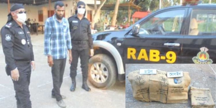 মৌলভীবাজার শহর থেকে খাদ্যবান্ধব কর্মসূচীর চাল উদ্ধার