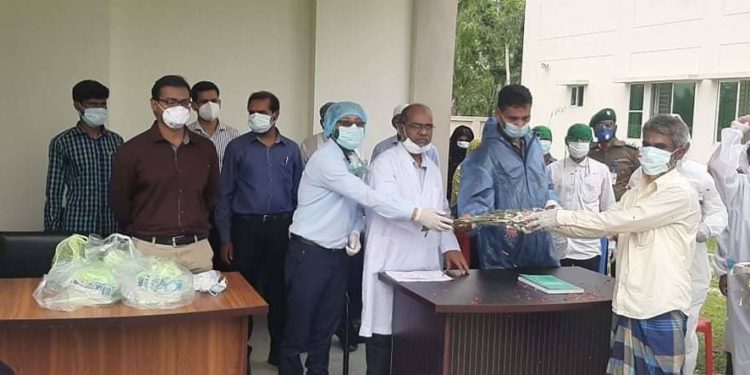 জয়পুরহাটে সুস্থ হয়ে বাড়ি ফিরলেন চার করোনা রোগী