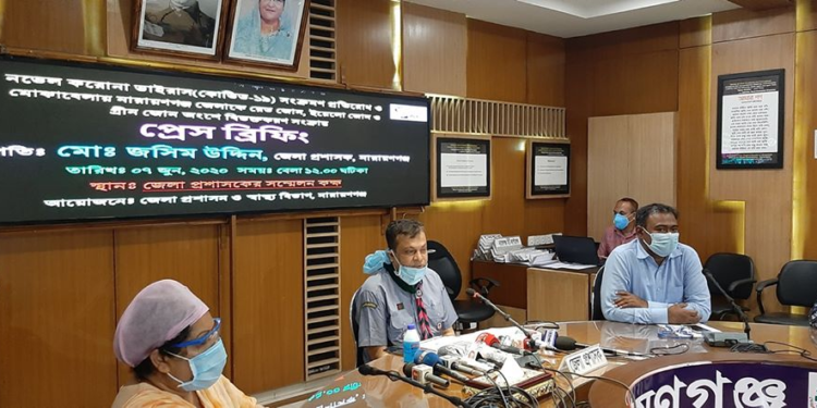 করোনায় রেড জোন নারায়নগঞ্জের আমলাপাড়া,জামতলা,রূপায়ন সিটি  লকডাউন