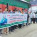 শেখ হাসিনাকে নিয়ে ফেইসবুকে কটূক্তিকরায় গ্রেপ্তারের দাবিতে মানববন্ধন