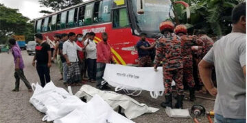 সিলেটে বাস-প্রাইভেটকার সংঘর্ষে নিহত-৫