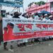 করোনা টেস্ট ফি বাতিল সহ বিভিন্ন দাবীতে জামালপুরে মানববন্ধন