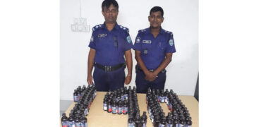 রাণীশংকৈলে ১৪০ বোতল ফেনসিডিল উদ্ধার