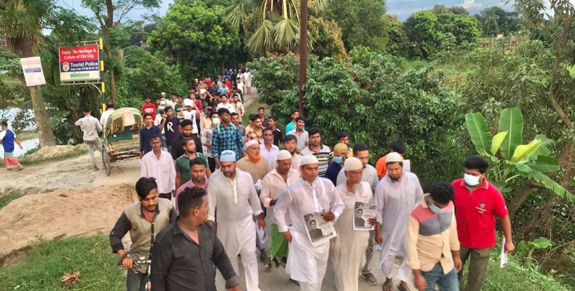 নির্বাচনী প্রচারণায় মেয়র প্রার্থী ইঞ্জিনিয়ার মোহাম্মদ হোসাইন