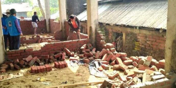 কক্সবাজার উন্নয়ন কতৃপক্ষের অভিযানে দুই অবৈধ ভবন উচ্ছেদ