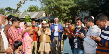 জামালপুরে রাস্তা ও ড্রেন নির্মাণ কাজের উদ্বোধন
