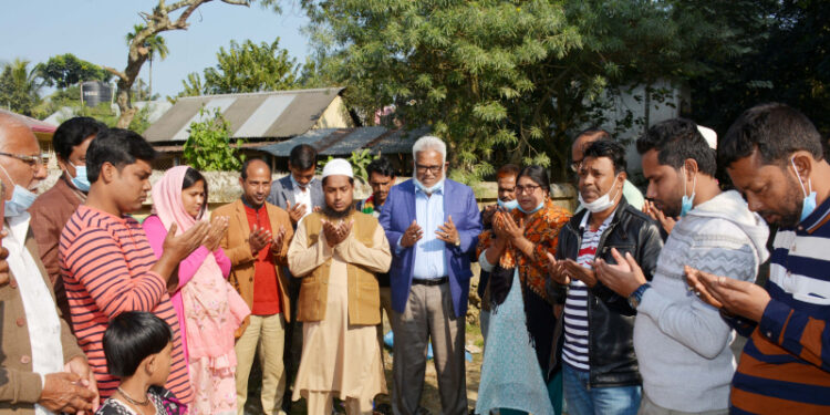 জামালপুরে রাস্তা ও ড্রেন নির্মাণ কাজের উদ্বোধন