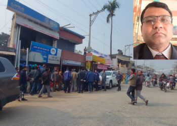 রানীশংকৈলে আলোচিত পৌরকাউন্সিলর   আবু তালেব গ্রেফতার
