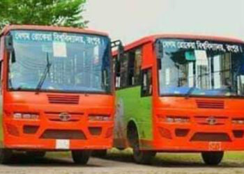 বেরোবি’র বাসের ব্যাটারি চুরির ঘটনায় দুইজন কর্মচারী শোকজ