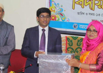 বেনাপোল পৌরসভার প্রশাসককে বিদায় সংবর্ধনা