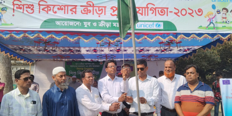 শিবগঞ্জে শিশু-কিশোর ক্রীড়া   প্রতিযোগিতা অনুষ্ঠিত