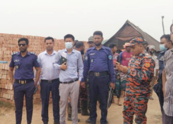 নবীনগর উপজেলায় অনুমতিবিহীন   অবৈধ ইটভাটায় ভ্রাম্যমাণ আদালত
