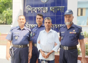 শিবগঞ্জে যুবকের কবজি কর্তনের ঘটনায় গ্রেপ্তার ১