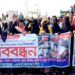 কাচঁপুরে দুই ভাই হত্যাকারীদের ফাঁশির দাবিতে মহাসড়কে মানববন্ধন ও বিক্ষোভ