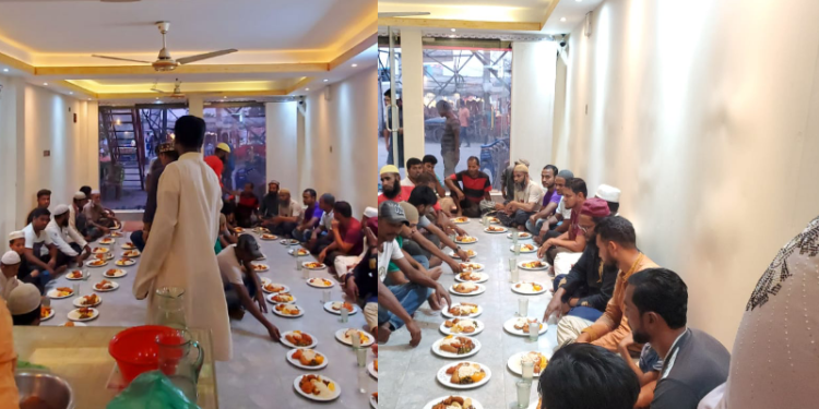 কাঁচপুরে   নূরে আলম খাঁনের উদ্যোগে ইফতার ও দোয়ার আয়োজন