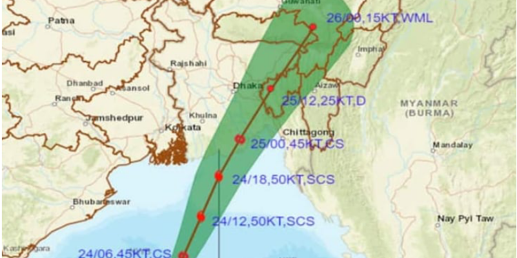 ঘূর্ণিঝড় ‘মোখা’র প্রভাব তেমন নেই যশোরে