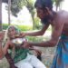 রাণীশংকৈলে শতবর্ষী বৃদ্ধার নেই কোন নির্দিষ্ট ঠিকানা