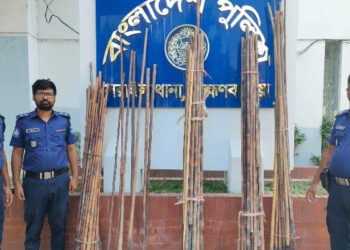 ব্রাহ্মণবাড়িয়ায় বিপুল পরিমান   দেশীয় অস্ত্র উদ্ধার