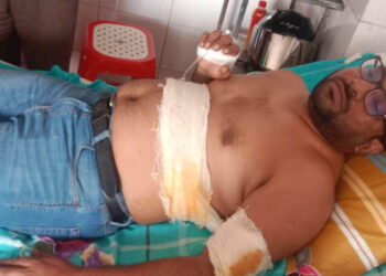 গাজীপুরে সন্ত্রাসী হামলায়   গুরুতর আহত স্বেচ্ছাসেবকলীগ নেতা ফরহাদ সরকার