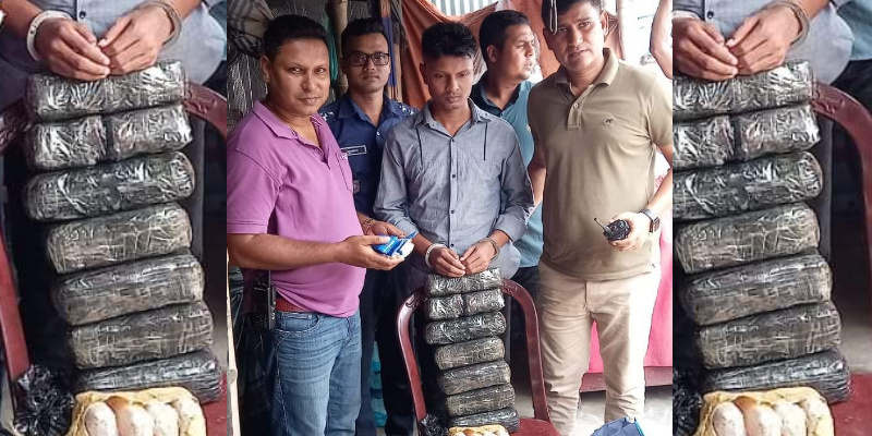 কাঁচপুরে ৮০হাজার ইয়াবাসহ মাদক পাচারকারী গ্রেপ্তার
