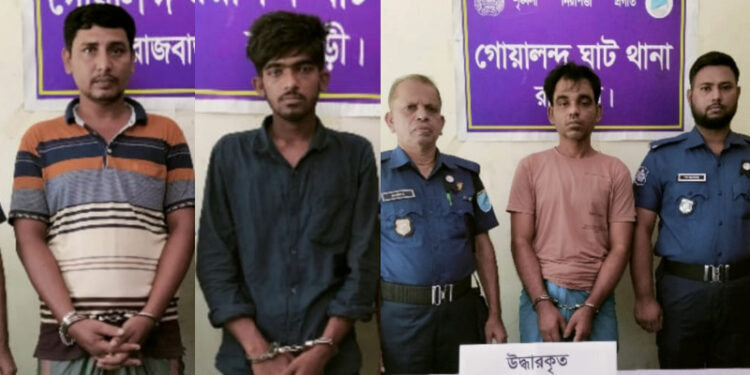 রাজবাড়ীতে ৫ লাখ টাকার   মাদক নিয়ে ১১ মামলার আসামী সোহাগসহ গ্রেপ্তার-৩