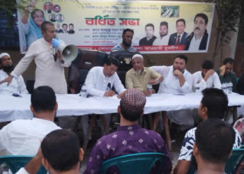 ঢাকার সুধী সমাবেশ সফল করতে সোনারগাঁ যুবলীগের বর্ধিত সভা