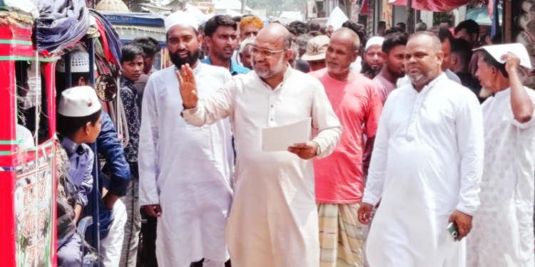 ইসলামপুরে জাতীয় পার্টির নির্বাচনী গণসংযোগ