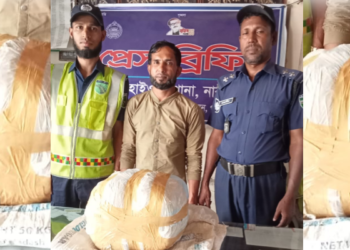 কাঁচপুরে ৬ কেজি গাঁজাসহ মাদক কারবারি আটক
