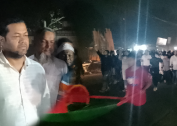 সোনারগাঁয়ে আবদুল্লাহ আল কায়সার নৌকা প্রতীক পাওয়ায় দেলোয়ারের আনন্দ মিছিল