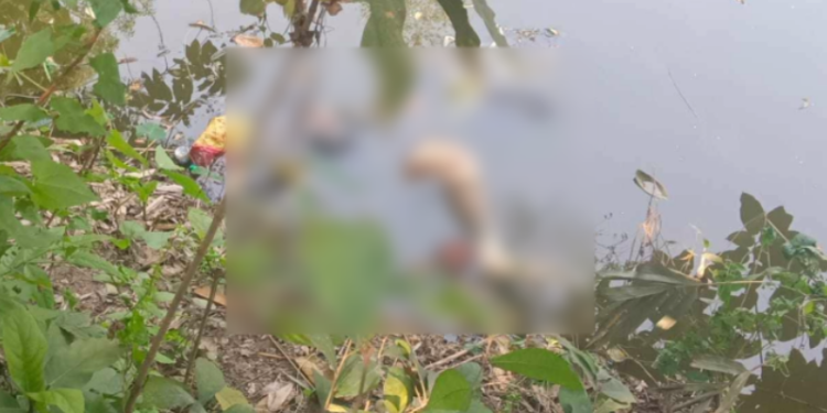 নবীনগরে দীঘিতে ভেসে   উঠলো দেহ থেকে বিচ্ছিন্ন দুই পা