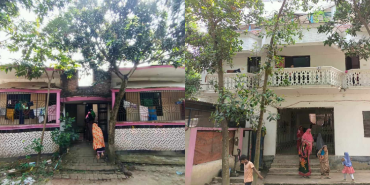 সোনারগাঁয়ে দুই বাড়িতে ডাকাতি   কুপিয়ে নগদ টাকার ও স্বর্ণলংকার লুট