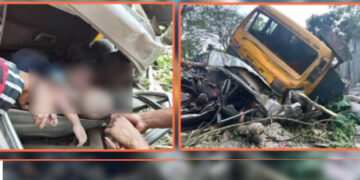 ঝালকাঠিতে বেপরোয়া ট্রাক চাপায় ৫টি গাড়ির নারী ও শিশুসহ ১১ যাত্রীর প্রাণহানি