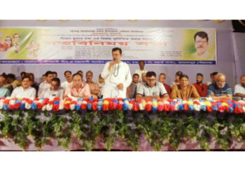 জামালপুরে চেয়ারম্যান প্রার্থী বিজন কুমার চন্দের মতবিনিময় সভা