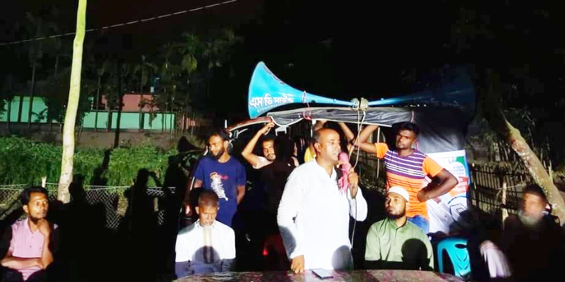 তেতুলিয়ায় ভাইস চেয়ারম্যান পদে প্রচারণায় উত্তাপ ছড়াচ্ছে কবির হোসেনের বই মার্কা