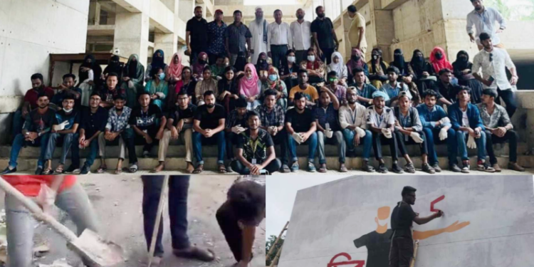 শহর পরিচ্ছন্নতায় হাত দিলেন আওয়ার নারায়ণগঞ্জ আওয়ার প্রাইড সংগঠন