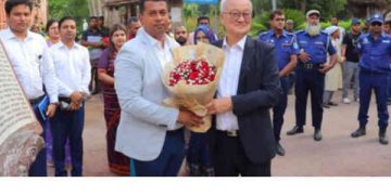 সোনারগাঁয়ের পানাম সিটি পরিদর্শনে সাউথ কোরিয়ার প্রতিনিধিদল