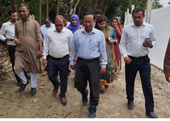 সোনারগাঁয়ে রাস্তার উন্নয়ন কাজের পরিদর্শন করেন ডিজি রেজওয়ানুর রহমান