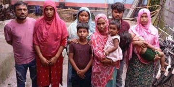 বিএসএফ কর্তৃক পুশইন সময় বিজিবি’র হাতে ৮ বাংলাদেশী নাগরিক আটক
