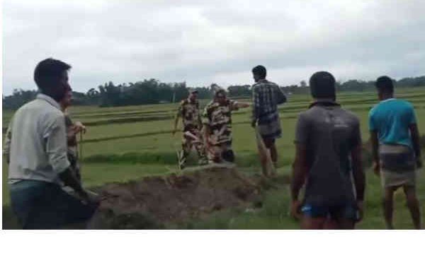পাটগ্রাম সীমান্তে ভারতীয় বোবা পাগলকে বাংলাদেশে পুশইন করার চেষ্টা