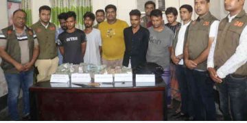 নগদের টাকা ছিনতাই ছিল নাটক-পুলিশি তৎপরতায় ৩২ লাখ টাকা উদ্ধার, আটক ৭