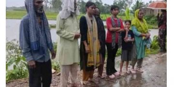 লালমনিরহাট পাটগ্রাম সীমান্তে নারী,পুরুষ ও শিশুসহ ৭ জনকে পুশ-ইনের চেষ্টা