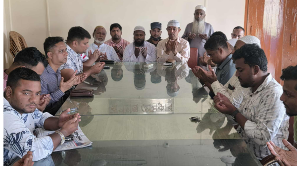 রূপগঞ্জ প্রেসক্লাবের আজীবন সদস্য হাসান আলীর সুস্থতায় দোয়া ও মিলাদ মাহফিল
